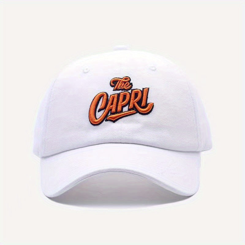 Letter Embroidery Classic Baseball Cap Unisex Adjustable Sun Hat