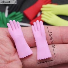 Silicone Cleaning Gloves & Boots for Dollhouses