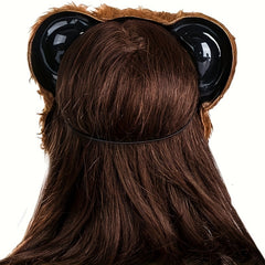 Terrifying Halloween Bear Mask Bloodied Plush Head Mask