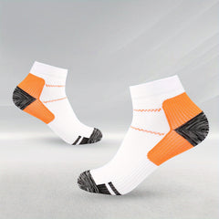 Colorblock Crew Socks for Women