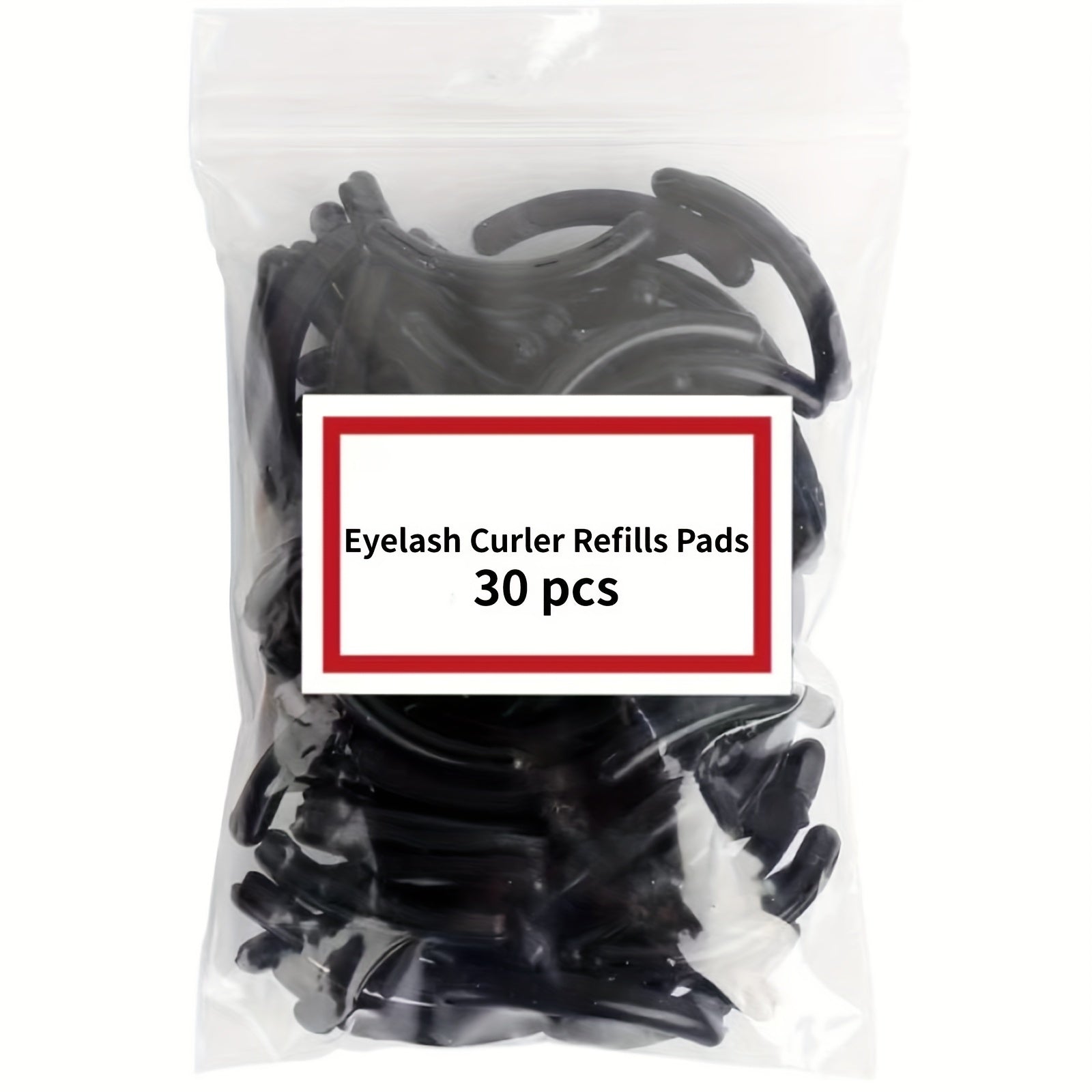 30Pcs Eyelash Curler Refill Pads Silicone Rubber Replacement Pads