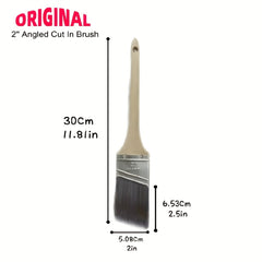 1pc Angled Cut In Paint Brush 5.08 cm Smooth Furniture Paint Application