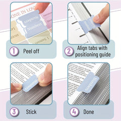 Bible Tabs 75 Tabs Minimal Morandi Laminated Tabs For Women And Men
