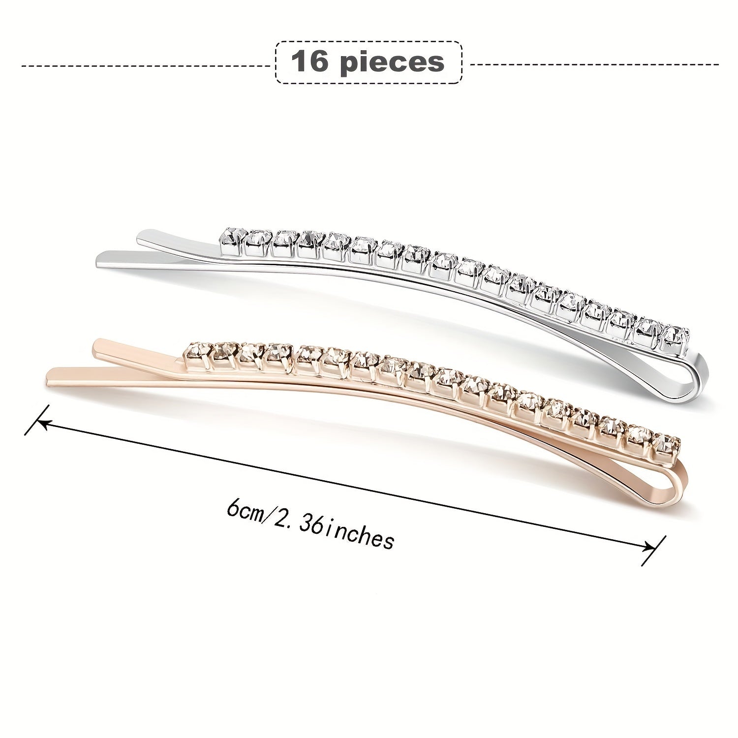 Rhinestone Hair Clips Headwear For Girls