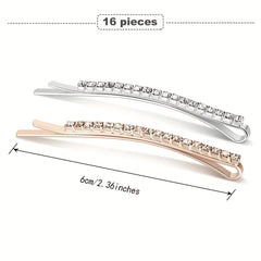 Rhinestone Hair Clips Headwear For Girls