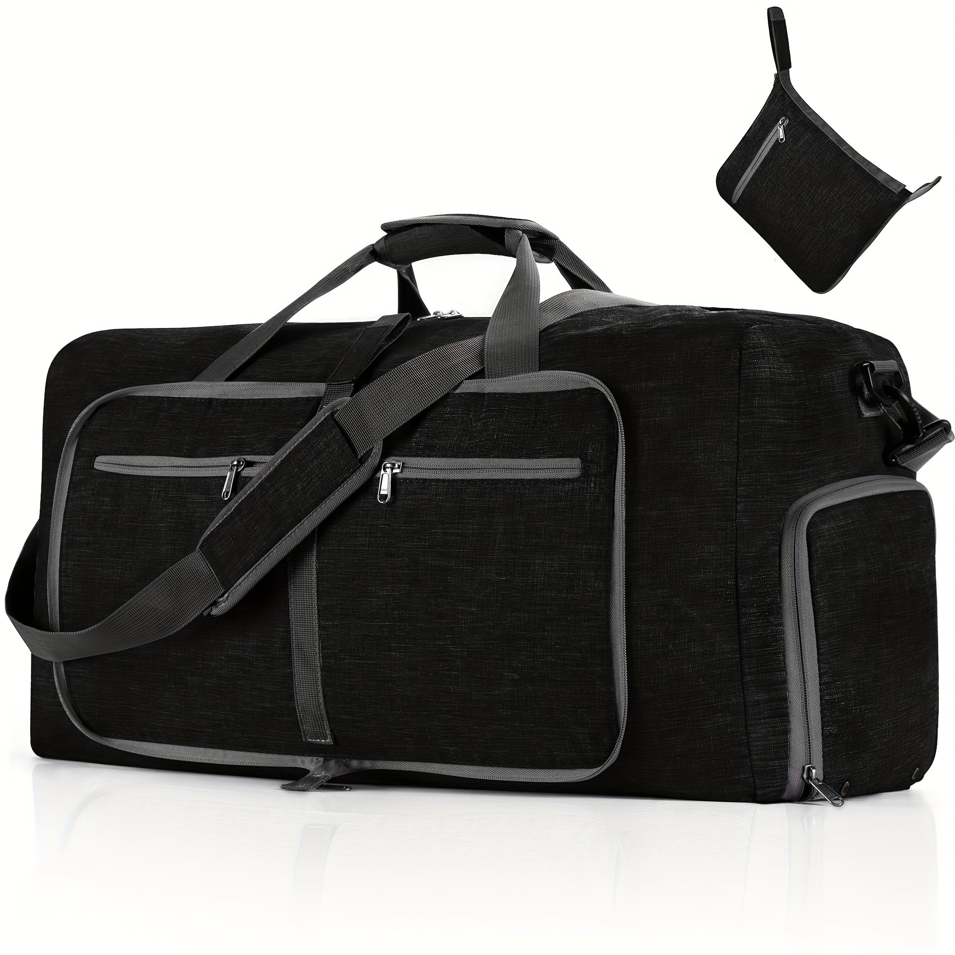Folding Duffle Bag for Outdoor Travel Camping Fitness Men Women
