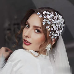 Faux Pearl Bridal Hairpiece Wedding Headpiece HP916
