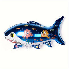 Cartoon Shark Aluminum Film Balloon Festive Wedding Party Decoration