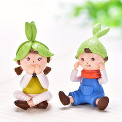 3pcs Cartoon Figure Home Decorations Ornaments Funny Housewarming Gift