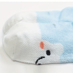Girls Cartoon Bear Pattern Socks Casual Sport Socks Kids Breathable
