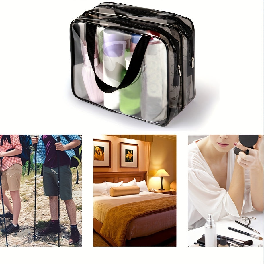 Clear Toiletry Bag Women Travel Essentials Small Cosmetic Make Up Bag