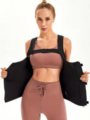 SCARBORO Waist Shaping Vest Shapewear Top Triple Belts