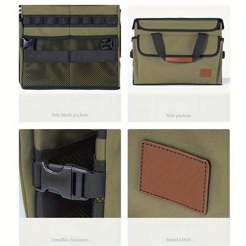 Car Storage Box Outdoor Camping Oxford Cloth Folding Storage Box