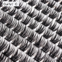 10 16mm Lash Clusters Individual Segmented False Eyelashes DIY Extensions