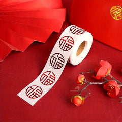 500pcs Red Envelope Gift Sealing Sticker