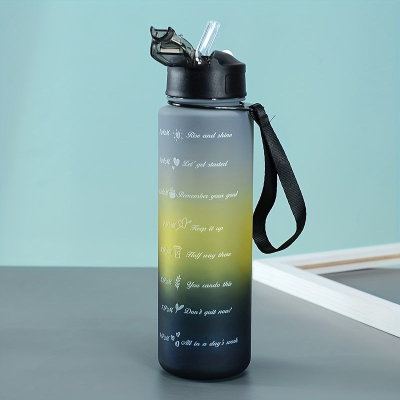 Gradual Water Bottle Set 3 Pieces with Straw for Home and Travel