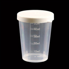 20 30 50ml Graduated Cup With Lid Clear Mixing Cups Measuring Cup