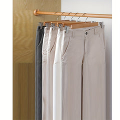 Wooden Pants Rack Underwear Clip Non-marking Pants Hanging