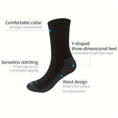 510 Pairs Men's Cushion Cotton Socks Wear resistant Moisture