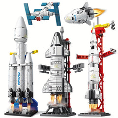 Space Station Assembly Toys Aviation Model Building Blocks