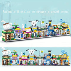 Stackable Building Blocks Toy Set for Kids, City Street View