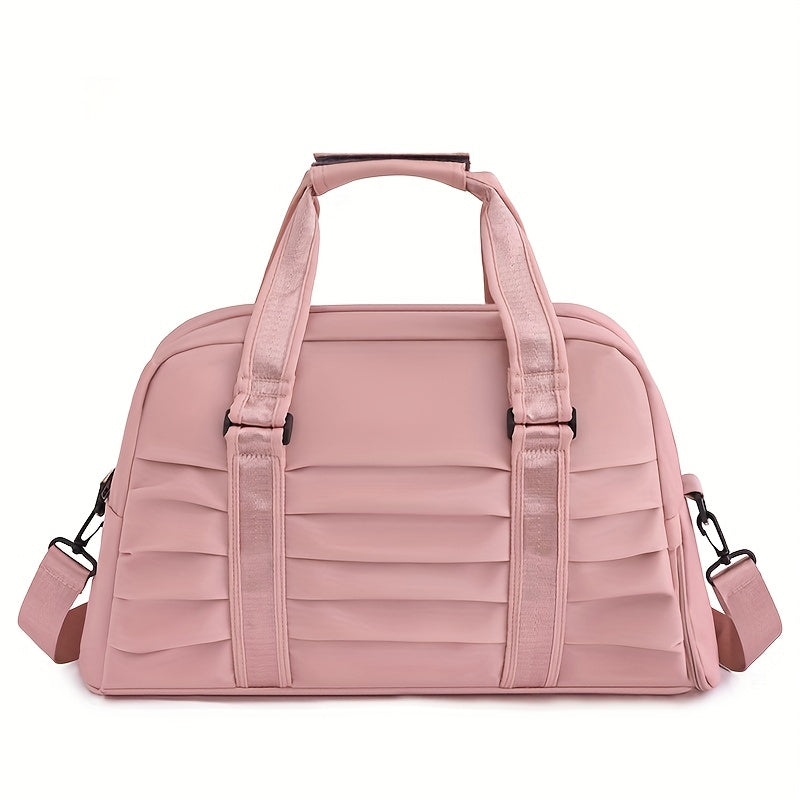 Women's Portable Luggage Bag Wet Dry Separation Fitness Bag Yoga Swimming