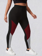 Colorblock High Waist Yoga Leggings