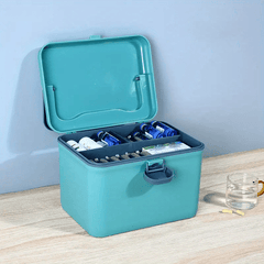 Family Medicine Box Large Capacity Household First Aid Box Car Travel