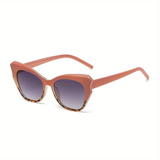 Cat Eye Sunglasses Gradient Lens Block Glasses UV400