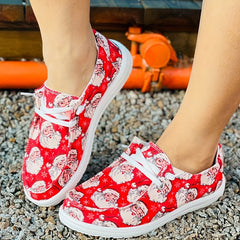 Women's Christmas Flat Non slip Sneakers