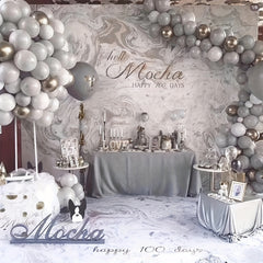 40 Gray Latex Balloons Wedding Birthday Anniversary Graduation Decor