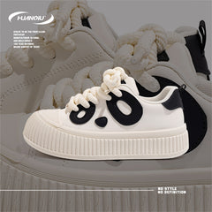Panda Pattern Sporty Skate Shoes for Women