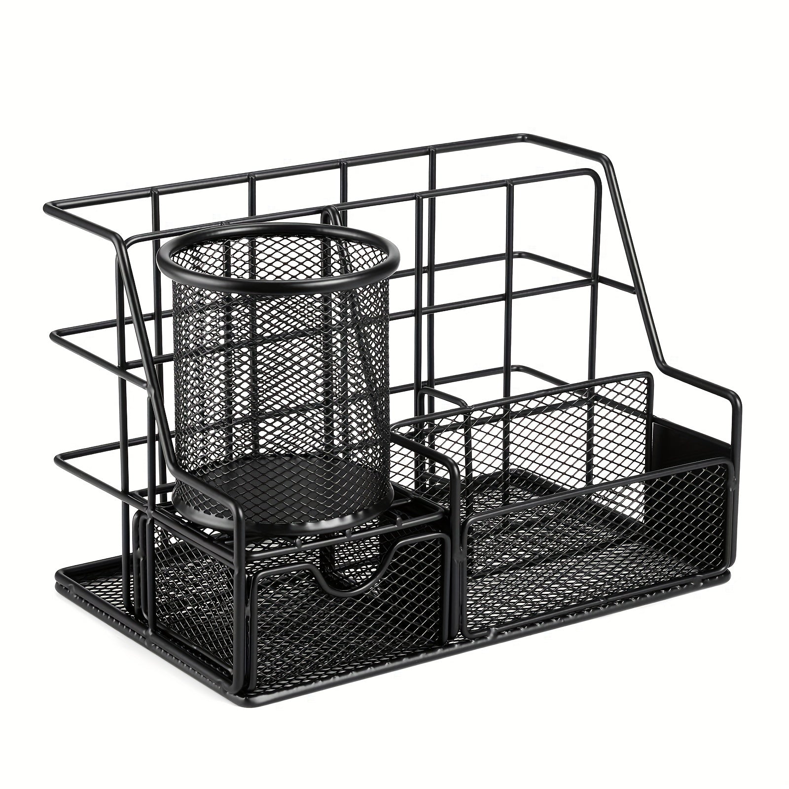 Tabletop Storage Rack w/ Drawer & 5 Letter Sorting Rack