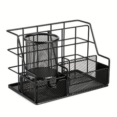 Tabletop Storage Rack w/ Drawer & 5 Letter Sorting Rack