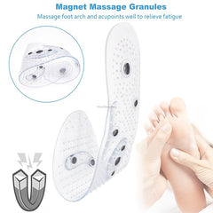 Orthopedic Massage Insoles Men Women Slimming Breathable Running Shoes Cushion
