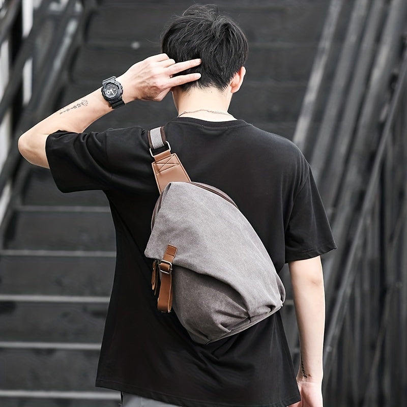 Men's Casual Crossbody Bag Outdoor Chest Bag