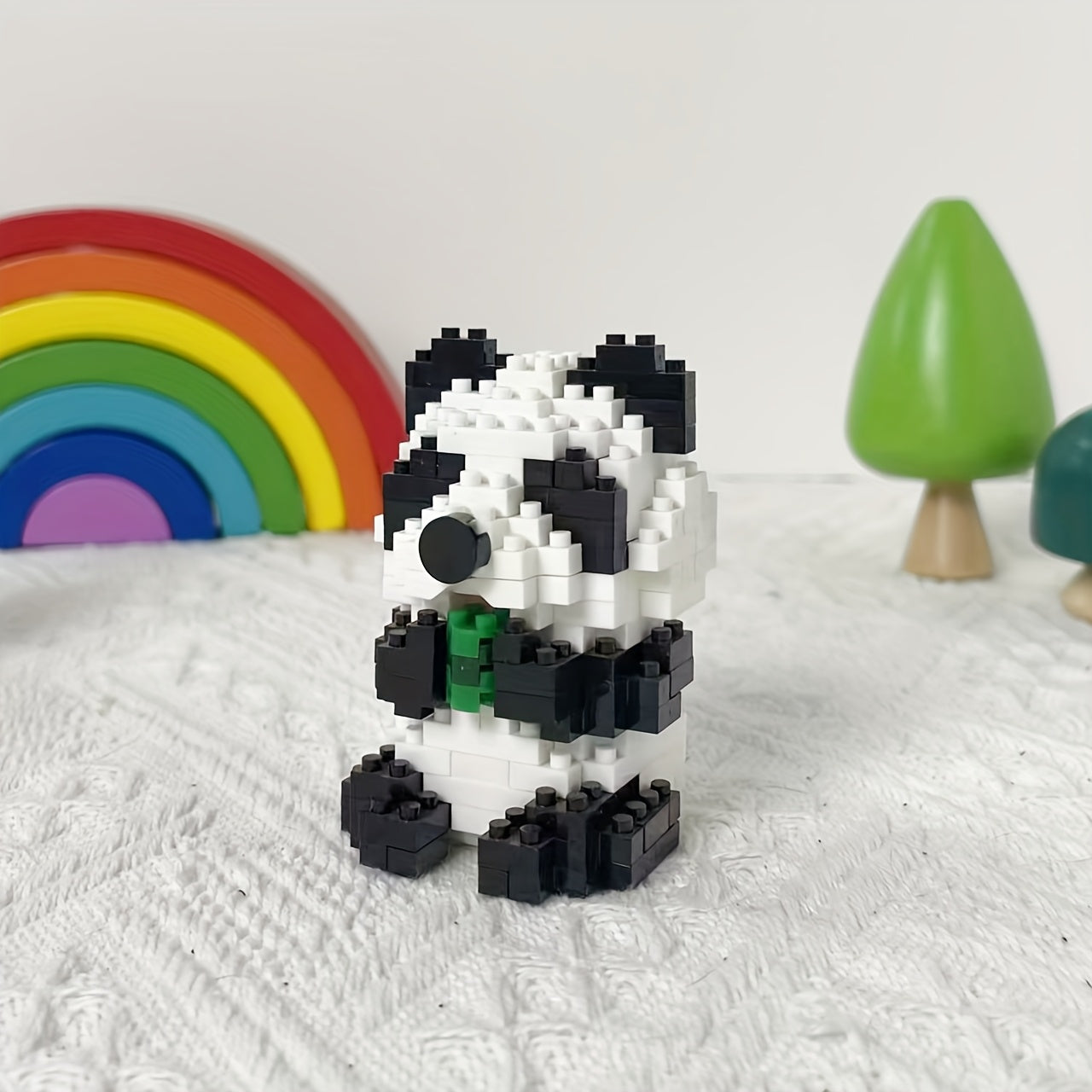 Cute Animal Building Blocks Model 3D Assembly Toy for Hand Eye Coordination