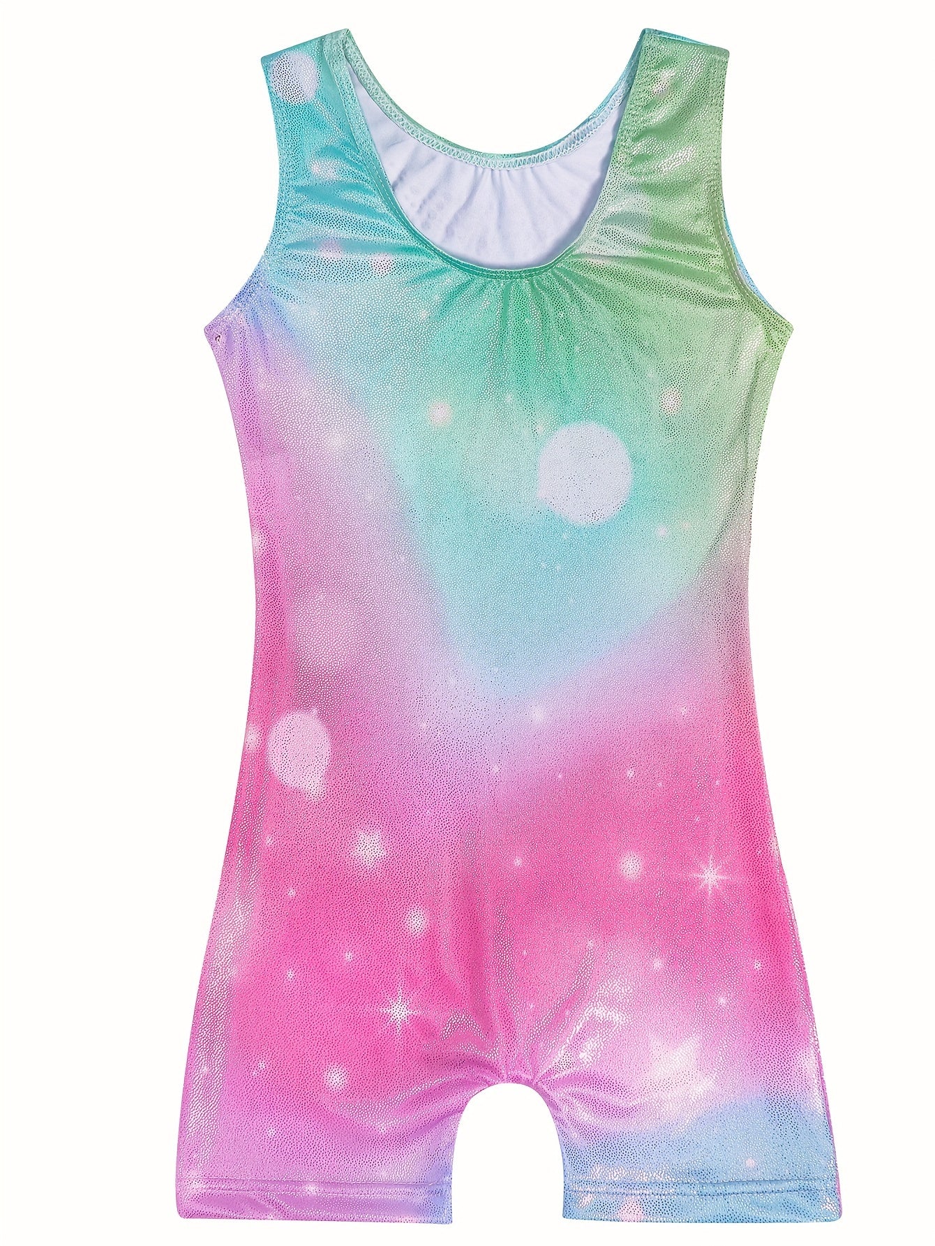 Starry Night Gymnastics Suit for Girls