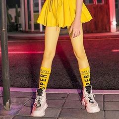 Girls Kids Hip hop Punk Style Stockings Tights Pantyhose
