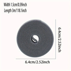 Adjustable Data Cable Tie 59in-118.1in With Magic Sticker