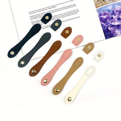 2 Pcs PU Shoulder Bag Accessories Replacement Purse with Metal Button