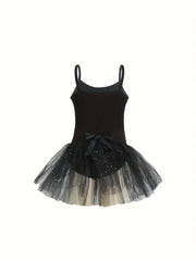 Girls Sequin Tutu Ballet Leotard