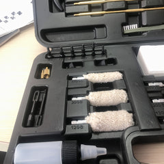 Portable Heavy Duty Cleaning Kit Rod Brass Bristles Brush Set