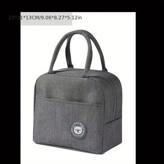 Reusable Insulated Aluminum Foil Bag Leak Proof Heat Resistant Ice Bag Carrier