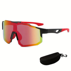 Men's Gradient Sports Sunglasses UV Protection Iron Frame Eyewear