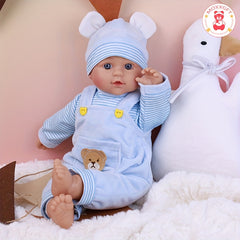 MOXXGFT 16 inch Reborn Youngsters doll with clothes Soothing Item