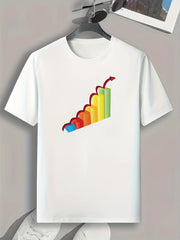 Men's Comfy Sports T shirt Graphic Tee For Fitness Activities