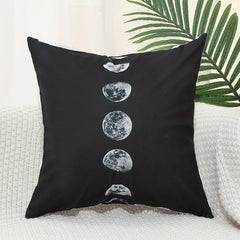 Planet Print Short Plush Throw Pillowcase Home Decor
