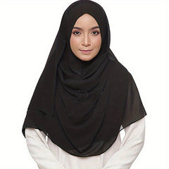 Chiffon Scarf Hijab Shawl Head Wrap Turban Windproof Beach Towel