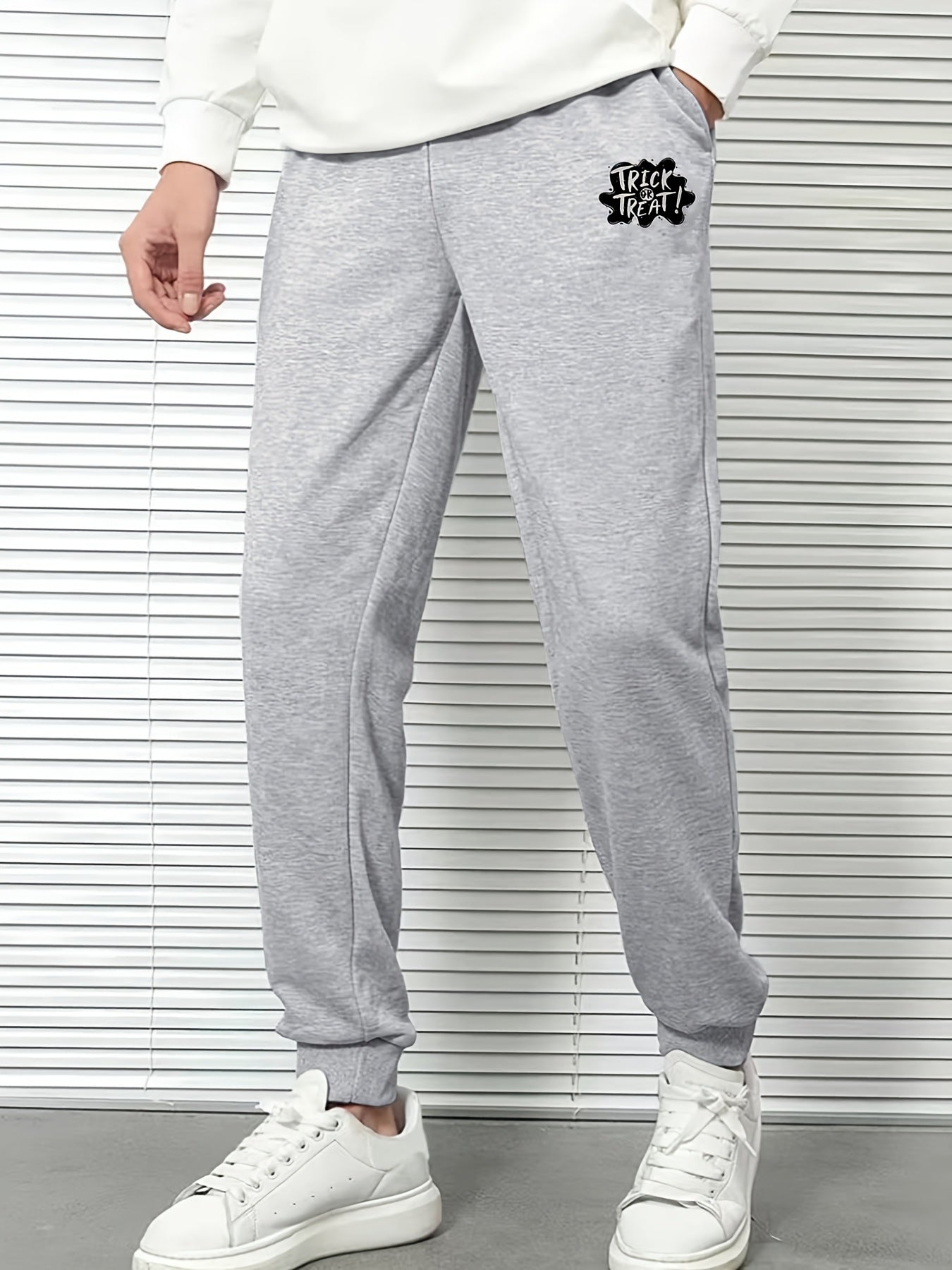 Men's Jogger Pants - Trick Or Treat Print Sweatpants